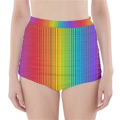Background Colorful Abstract High-waisted Bikini Bottoms by Nexatart
