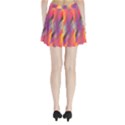 Abstract Background Colorful Pattern Pleated Mini Skirt View2