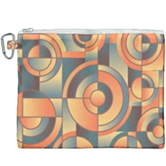 Background Abstract Orange Blue Canvas Cosmetic Bag (xxxl)