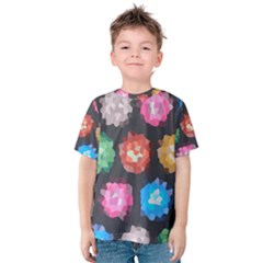 Background Colorful Abstract Kids  Cotton Tee
