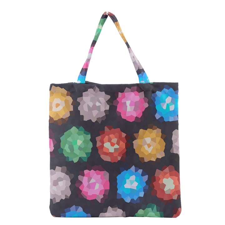 Background Colorful Abstract Grocery Tote Bag