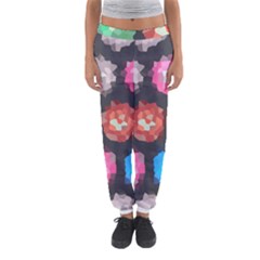 Background Colorful Abstract Women s Jogger Sweatpants