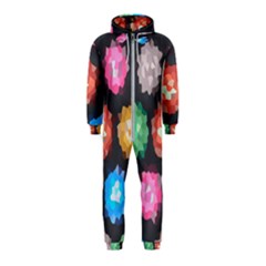 Background Colorful Abstract Hooded Jumpsuit (Kids)