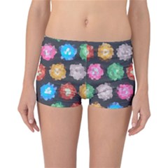 Background Colorful Abstract Reversible Boyleg Bikini Bottoms