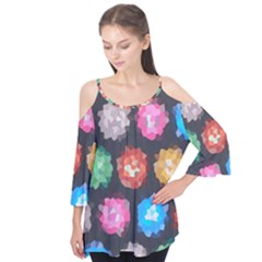 Background Colorful Abstract Flutter Tees