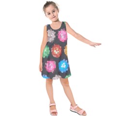 Background Colorful Abstract Kids  Sleeveless Dress