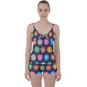 Background Colorful Abstract Tie Front Two Piece Tankini View1
