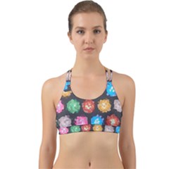 Background Colorful Abstract Back Web Sports Bra