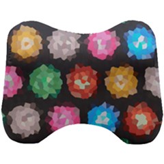Background Colorful Abstract Head Support Cushion