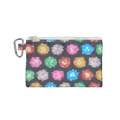 Background Colorful Abstract Canvas Cosmetic Bag (Small)