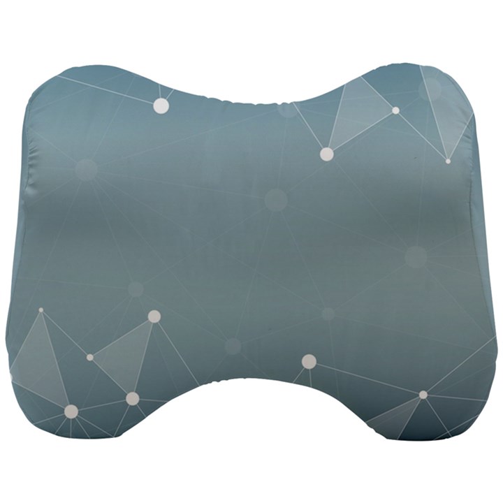 Background Abstract Line Head Support Cushion