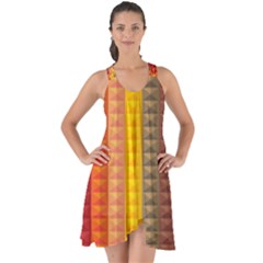 Abstract Pattern Background Show Some Back Chiffon Dress by Nexatart