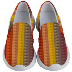 Abstract Pattern Background Kid s Lightweight Slip Ons