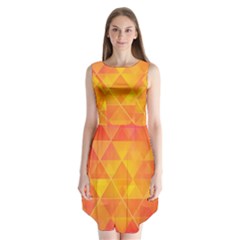 Background Colorful Abstract Sleeveless Chiffon Dress   by Nexatart