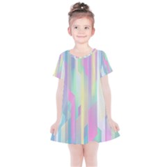 Background Abstract Pastels Kids  Simple Cotton Dress