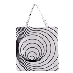 Spiral Eddy Route Symbol Bent Grocery Tote Bag by Nexatart