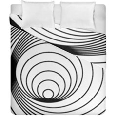 Spiral Eddy Route Symbol Bent Duvet Cover Double Side (california King Size) by Nexatart