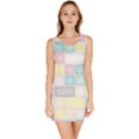 Background Abstract Pastels Square Bodycon Dress View1