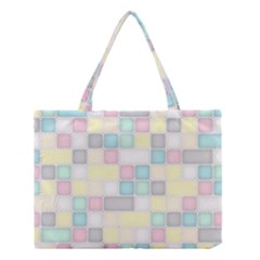 Background Abstract Pastels Square Medium Tote Bag