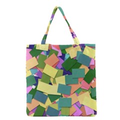 List Post It Note Memory Grocery Tote Bag by Nexatart