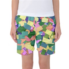 List Post It Note Memory Women s Basketball Shorts