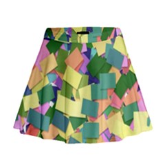 List Post It Note Memory Mini Flare Skirt by Nexatart