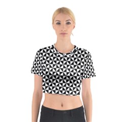 Triangle Pattern Simple Triangular Cotton Crop Top