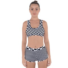 Triangle Pattern Simple Triangular Racerback Boyleg Bikini Set by Nexatart