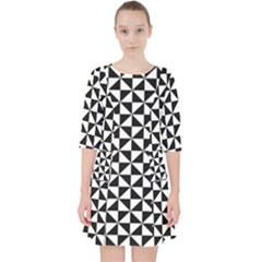 Triangle Pattern Simple Triangular Pocket Dress by Nexatart