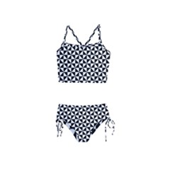 Triangle Pattern Simple Triangular Girls  Tankini Swimsuit by Nexatart