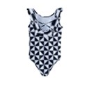 Triangle Pattern Simple Triangular Kids  Frill Swimsuit View2