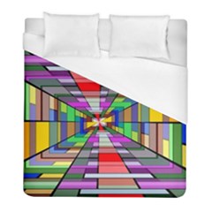 Art Vanishing Point Vortex 3d Duvet Cover (full/ Double Size)