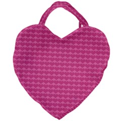 Abstract Background Card Decoration Giant Heart Shaped Tote