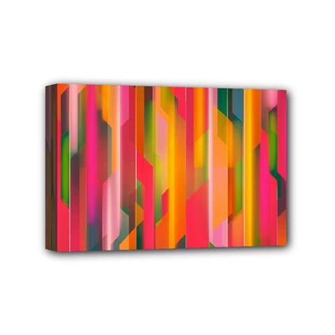 Background Abstract Colorful Mini Canvas 6  x 4 