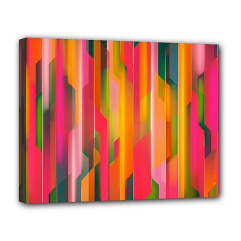 Background Abstract Colorful Canvas 14  x 11 