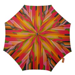 Background Abstract Colorful Hook Handle Umbrellas (Large)