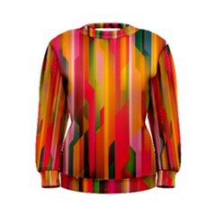 Background Abstract Colorful Women s Sweatshirt