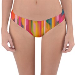 Background Abstract Colorful Reversible Hipster Bikini Bottoms