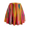 Background Abstract Colorful Mini Flare Skirt View2