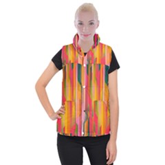 Background Abstract Colorful Women s Button Up Vest