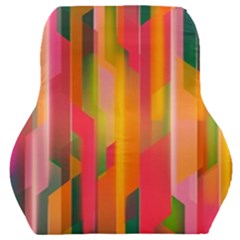 Background Abstract Colorful Car Seat Back Cushion 