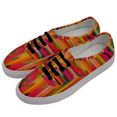 Background Abstract Colorful Men s Classic Low Top Sneakers