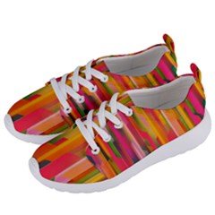 Background Abstract Colorful Women s Lightweight Sports Shoes