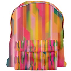 Background Abstract Colorful Giant Full Print Backpack