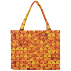 Background Triangle Circle Abstract Mini Tote Bag by Nexatart