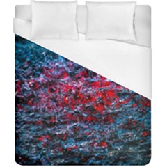 Water Color Red Duvet Cover (california King Size) by FunnyCow