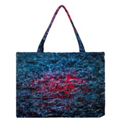 Water Color Red Medium Tote Bag by FunnyCow