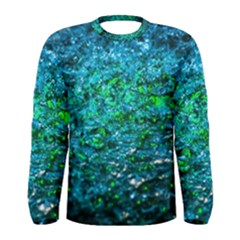 Water Color Green Men s Long Sleeve Tee by FunnyCow