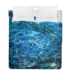 Water Color Blue Duvet Cover Double Side (Full/ Double Size)