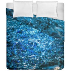 Water Color Blue Duvet Cover Double Side (California King Size)